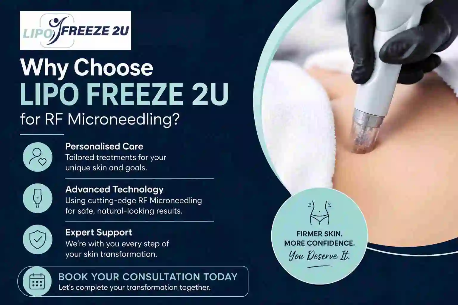 Why Choose LIPO FREEZE 2U for RF Microneedling Sidcup?